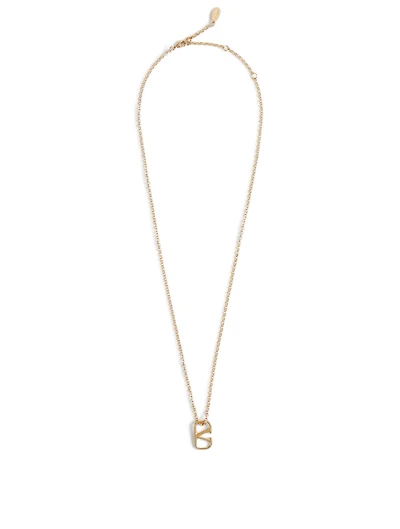 Collana VLogo Pendant Necklace
