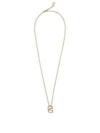 Collana VLogo Pendant Necklace