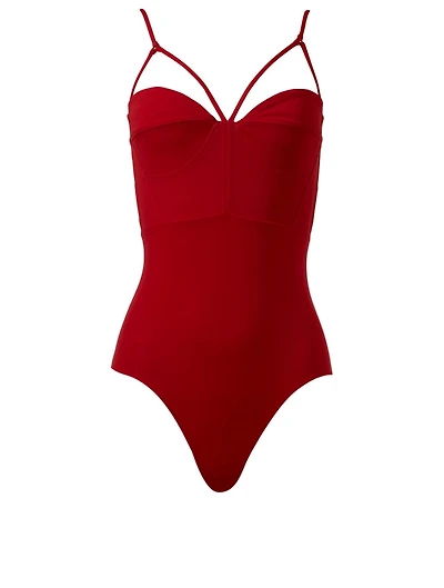 Bustier One-Piece Swimsuit