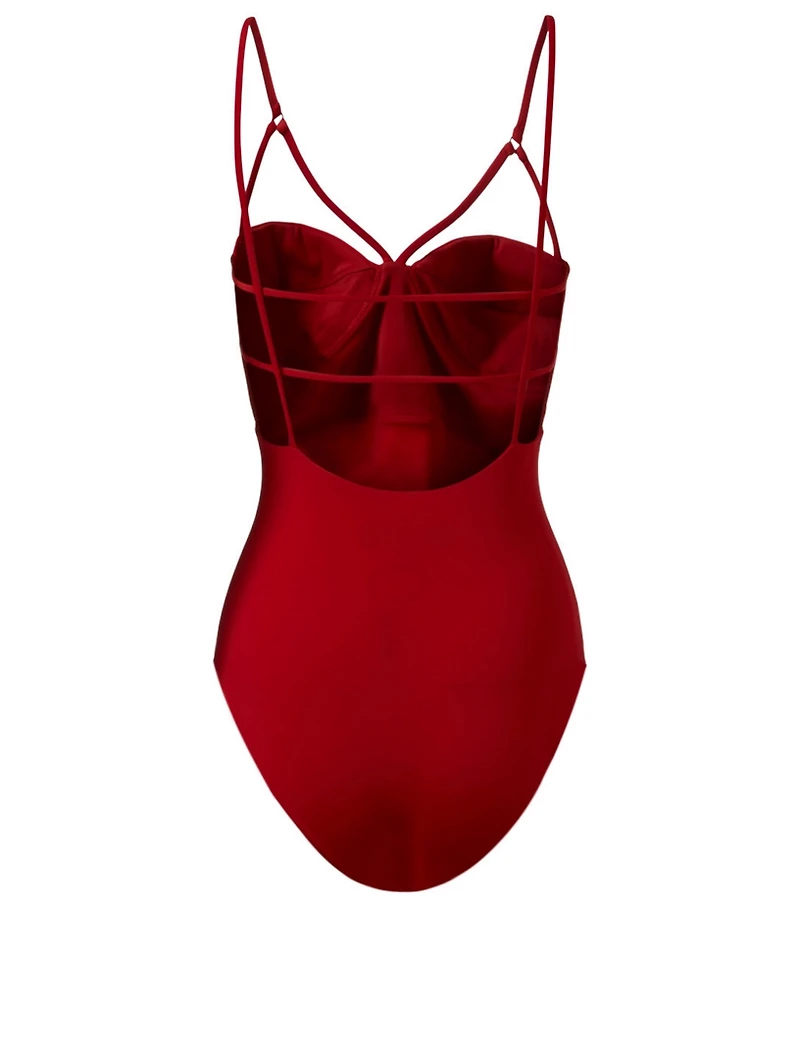 Bustier One-Piece Swimsuit