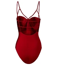 Bustier One-Piece Swimsuit