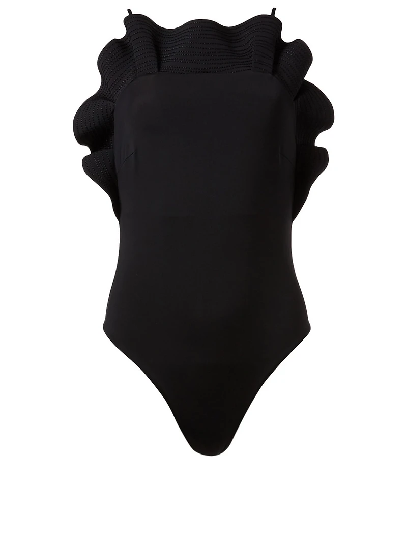 Ruffle One-Piece Swimsuit
