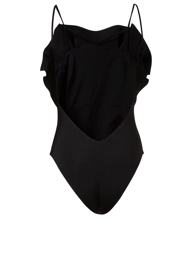 Ruffle One-Piece Swimsuit