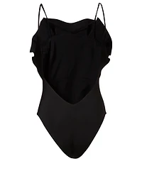 Ruffle One-Piece Swimsuit