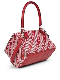 Small Pandora Leather Logo Bag