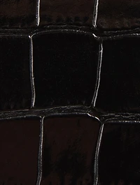 Small Antigona Croc-Embossed Leather Bag