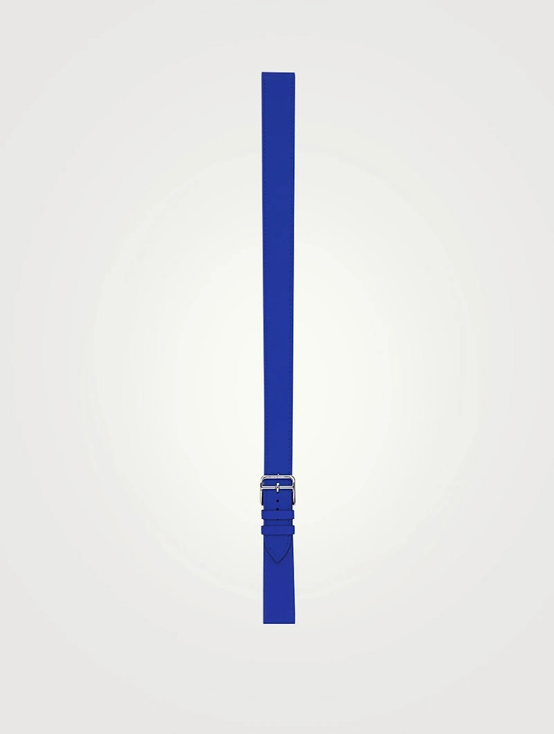 Heure H MM Double Tour Leather Strap