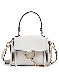 Mini Faye Leather Day Bag