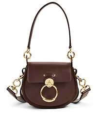 Small Tess Leather Saddle Bag