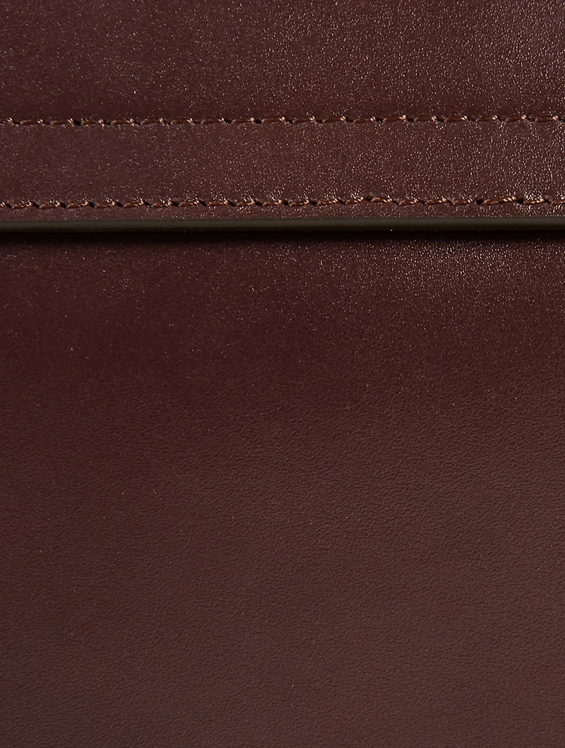 Small Tess Leather Saddle Bag