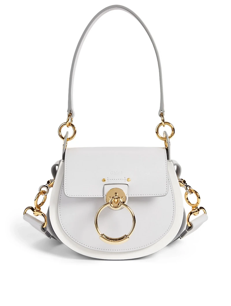 Small Tess Leather Saddle Bag