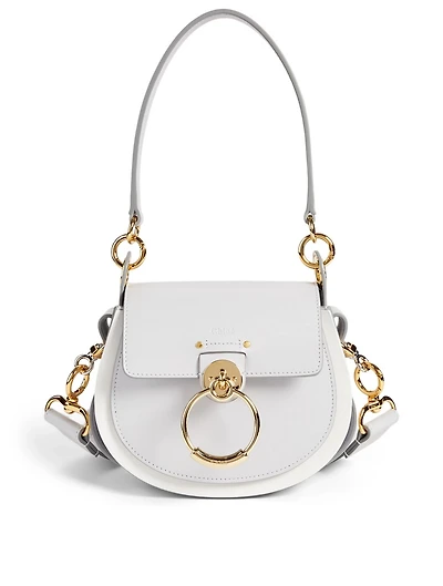 Small Tess Leather Saddle Bag