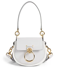 Small Tess Leather Saddle Bag