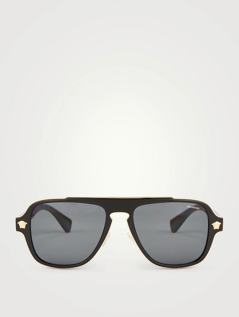 Medusa Charm Aviator Sunglasses