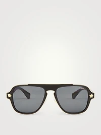Medusa Charm Aviator Sunglasses