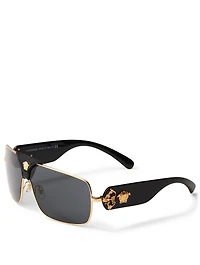 Squared Baroque Aviator Sunglasses