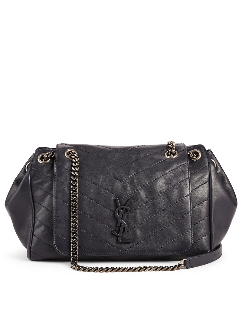 Medium Nolita YSL Monogram Leather Chain Bag
