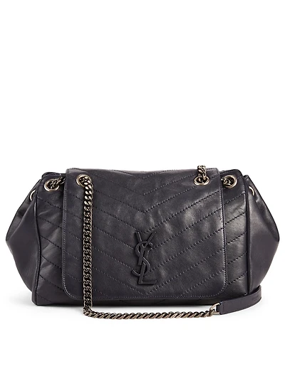 Medium Nolita YSL Monogram Leather Chain Bag