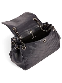 Medium Nolita YSL Monogram Leather Chain Bag