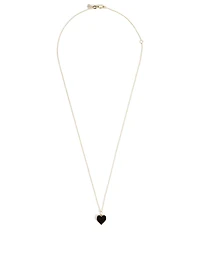 14K Gold Heart Pendant Necklace