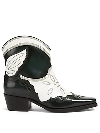 Low Texas Leather Ankle Boots