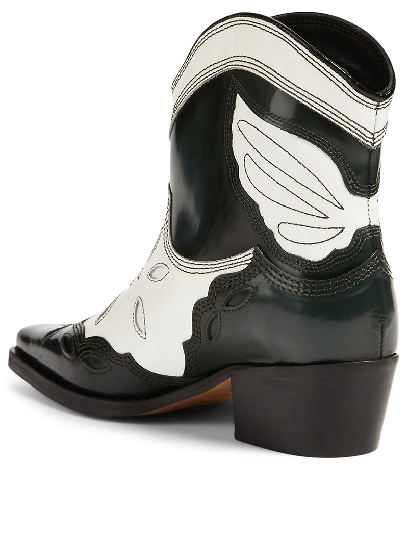 Low Texas Leather Ankle Boots