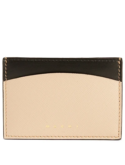 Saffiano Leather Card Holder