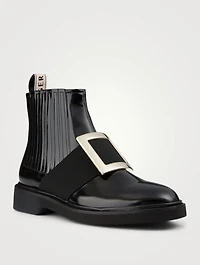 Viv' Rangers Patent Leather Chelsea Boots