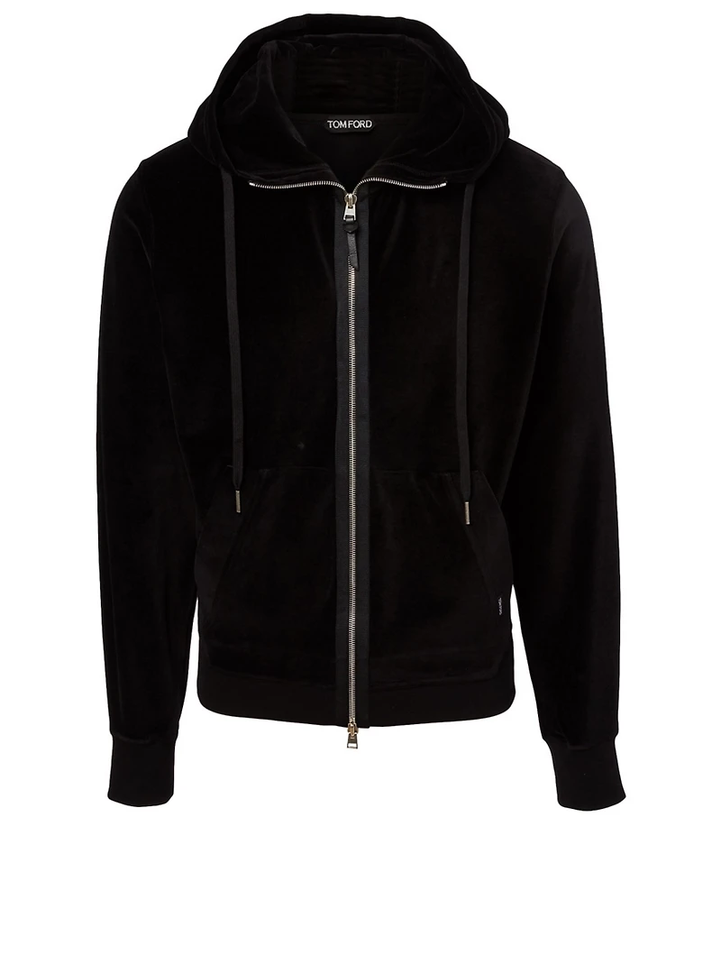 Velvet Zip Hoodie
