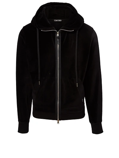 Velvet Zip Hoodie