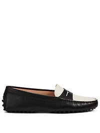Gommino Bi-Colour Leather Driving Shoes
