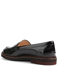 Shiny Leather Loafers