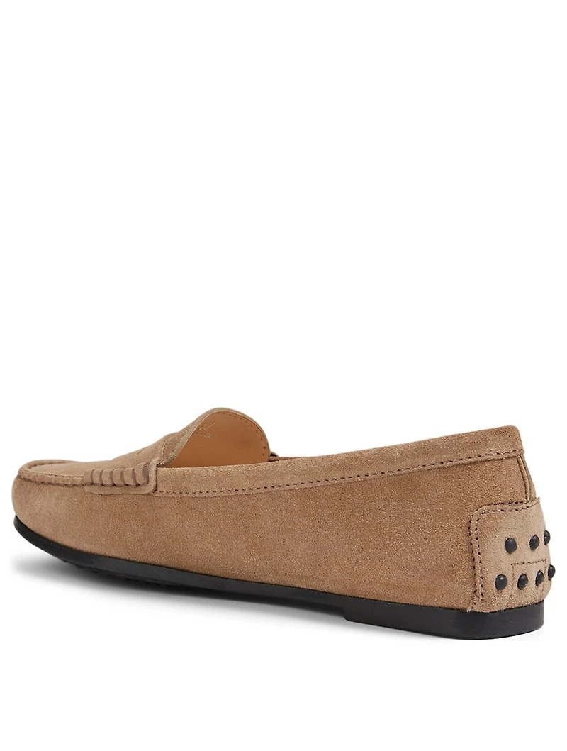 City Gommini Suede Driving Shoes