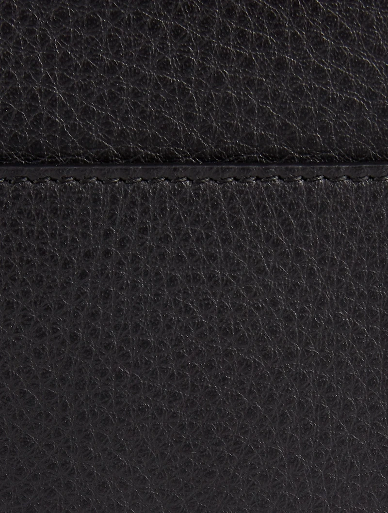 Small Everyday Leather Camera Bag With Logo