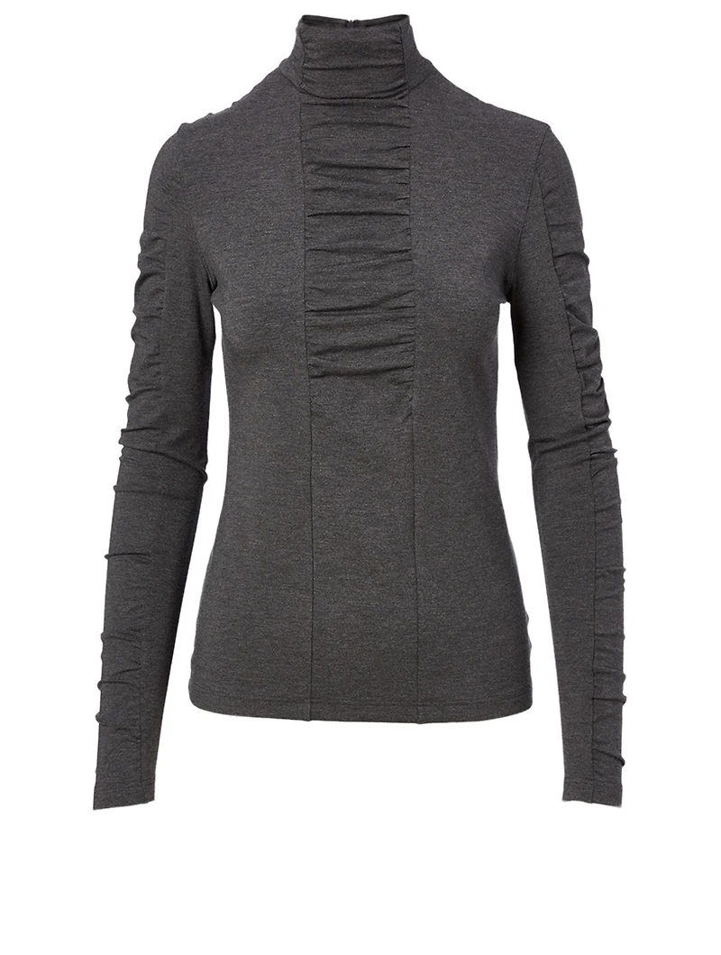 Long-Sleeve Turtleneck