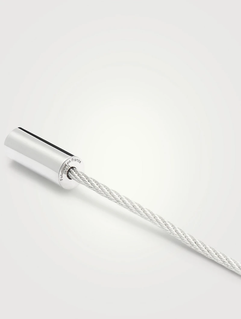 7g Polished Sterling Silver Cable Bracelet