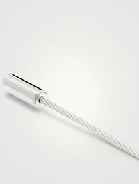 7g Polished Sterling Silver Cable Bracelet