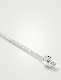 7g Polished Sterling Silver Cable Bracelet