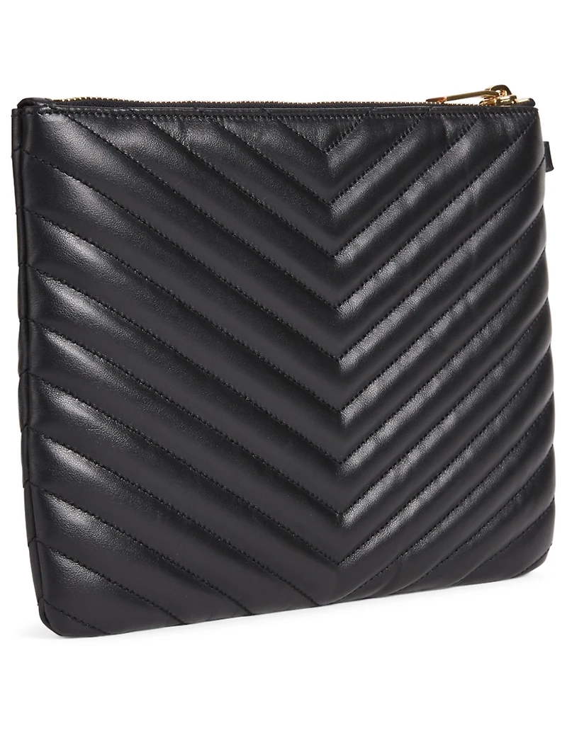 Lou YSL Monogram Leather Pouch With Strap