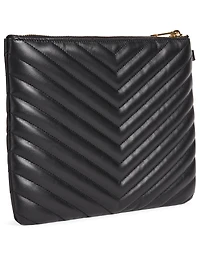 Lou YSL Monogram Leather Pouch With Strap