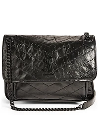 Medium Niki YSL Monogram Leather Chain Bag