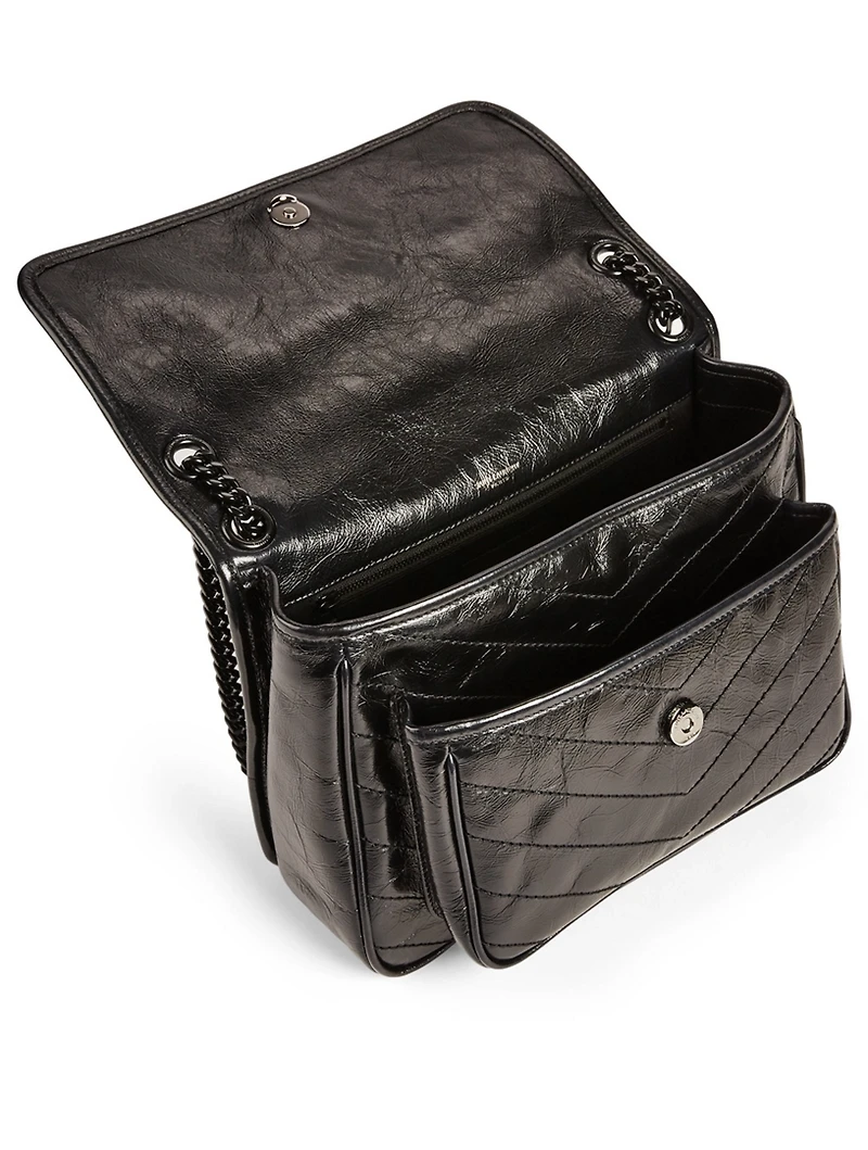 Medium Niki YSL Monogram Leather Chain Bag
