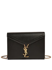 Cassandra YSL Monogram Leather Chain Wallet Bag