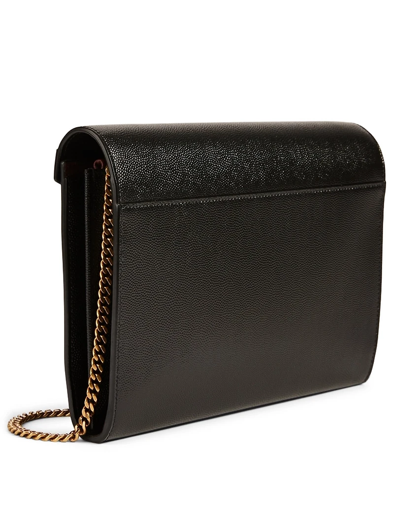 Cassandra YSL Monogram Leather Chain Wallet Bag
