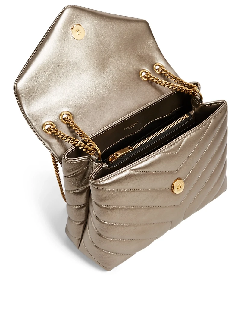 Small Loulou YSL Monogram Leather Chain Bag