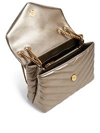 Small Loulou YSL Monogram Leather Chain Bag