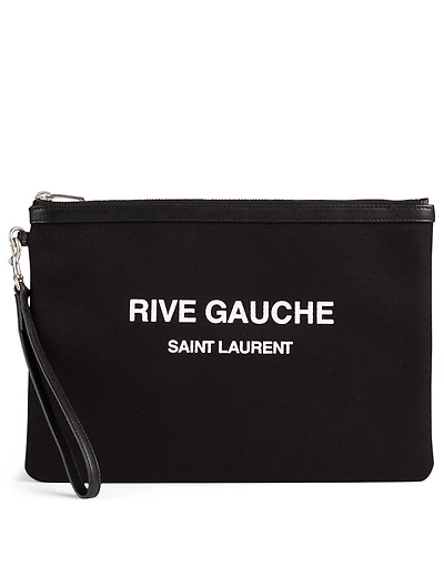 Rive Gauche Canvas Pouch