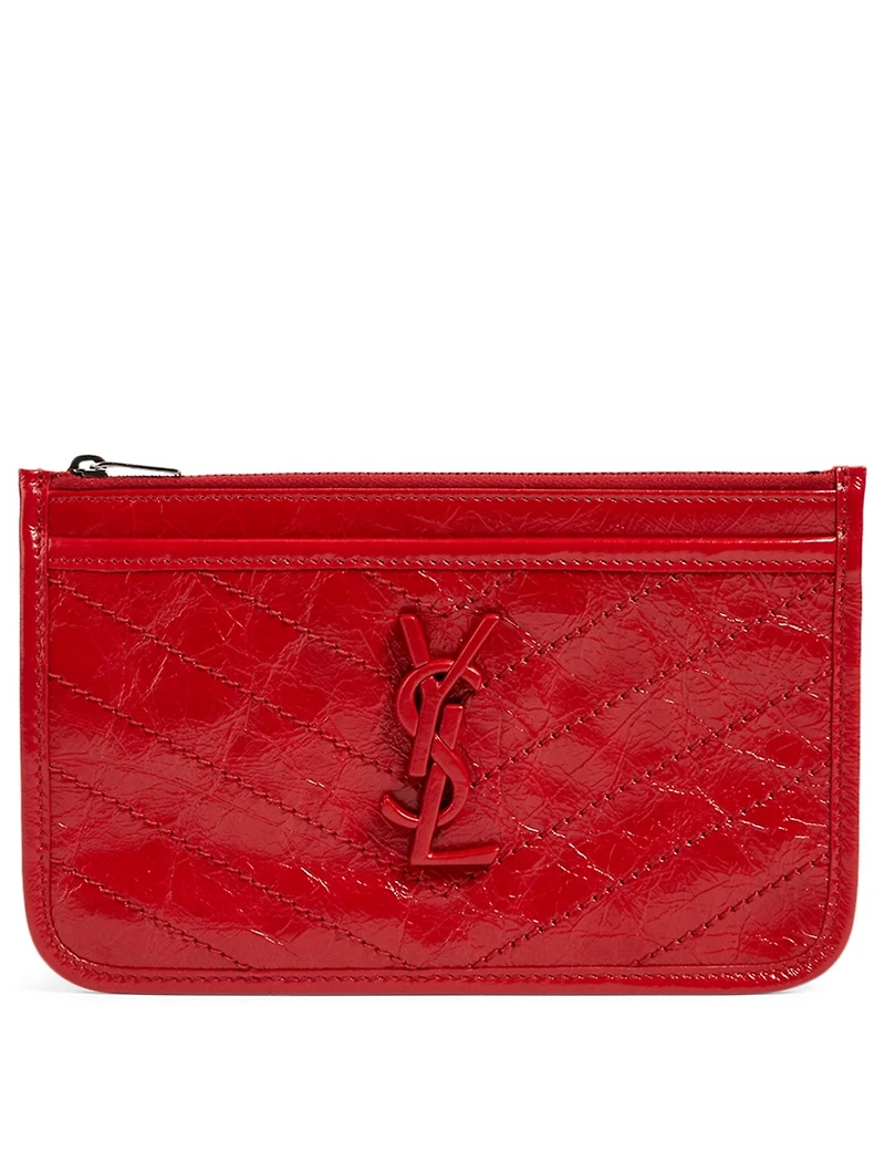 Niki YSL Monogram Leather Pouch