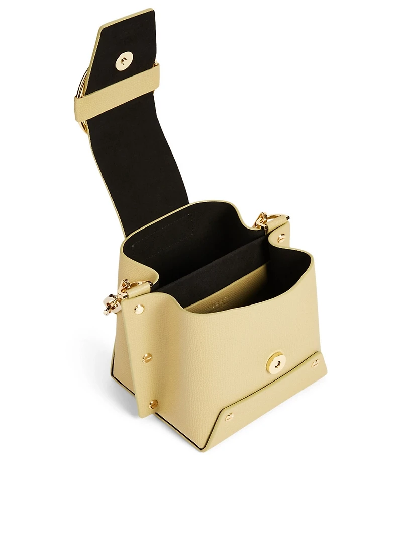 Mini Delila Leather Crossbody Bag