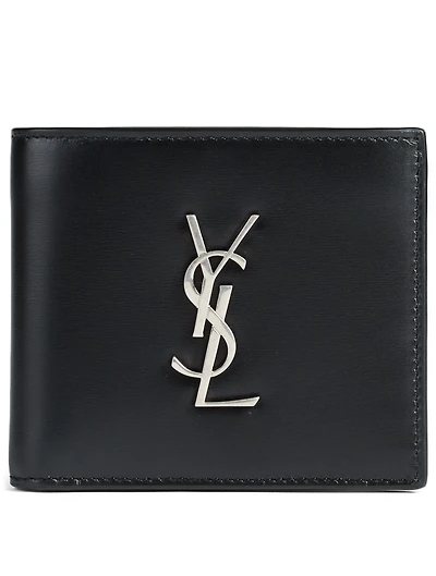 Monogram East/West Leather Bifold Wallet